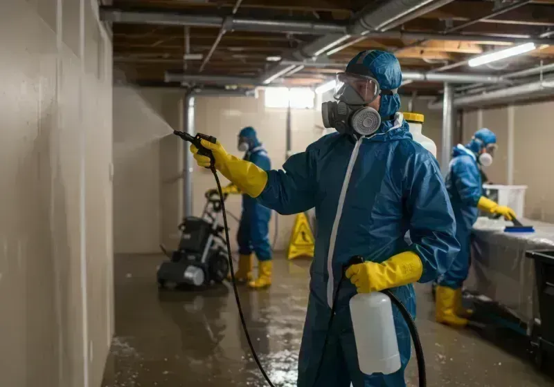 Basement Sanitization and Antimicrobial Treatment process in Fort Collins, CO