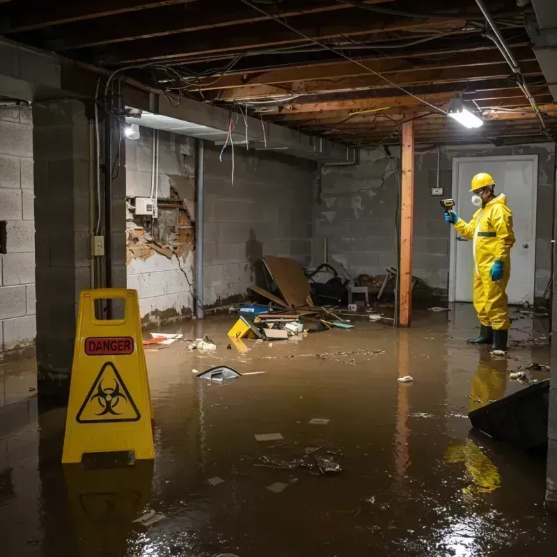 Flooded Basement Electrical Hazard in Fort Collins, CO Property